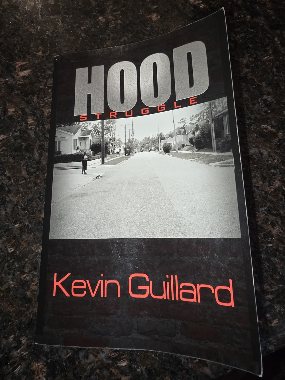 'Hood Struggle' Paperback Book - Black and Red